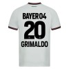 Officiële Voetbalshirt Bayer 04 Leverkusen Alejandro Grimaldo 20 Uit 2023-24 - Heren